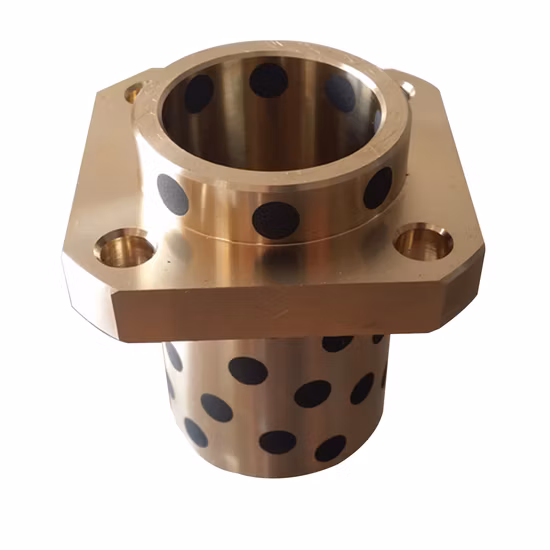 Self Lubrication Flange Bronze Bushing with Graphite Bearing Bush