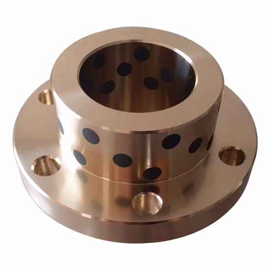 Self Lubrication Flange Bronze Bushing with Graphite Bearing Bush